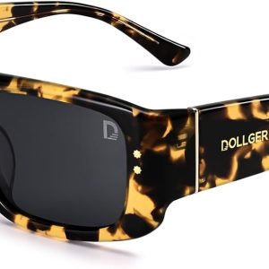Narrow square Men Polarized Sunglasses rectangular Women retro Sun Glasses D1240306