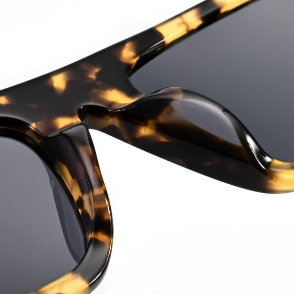 Narrow square Men Polarized Sunglasses rectangular Women retro Sun Glasses D1240306 - Image 3