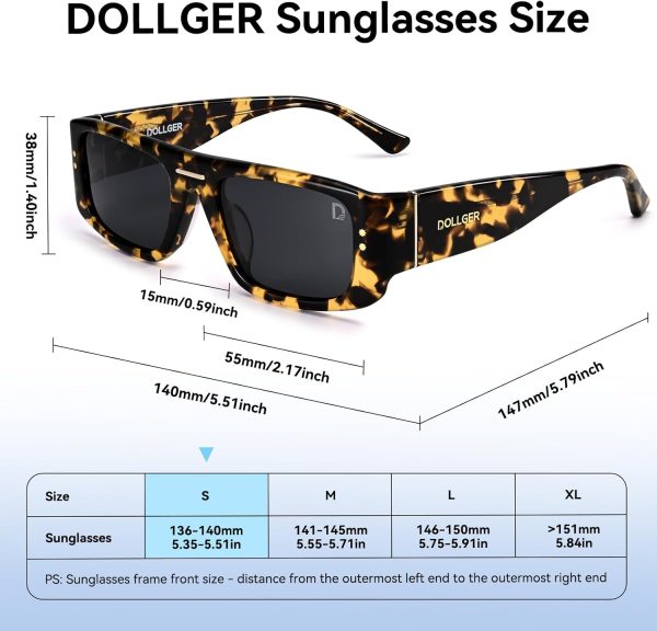 Narrow square Men Polarized Sunglasses rectangular Women retro Sun Glasses D1240306 - Image 5