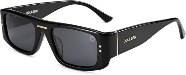 Narrow square Men Polarized Sunglasses rectangular Women retro Sun Glasses D1240306 - Image 7
