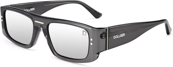 Narrow square Men Polarized Sunglasses rectangular Women retro Sun Glasses D1240306 - Image 13