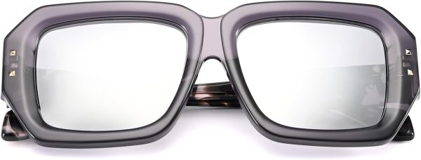 Retro Oversized Square Polarized Sunglasses for Men and Women – Fashion UV Protection Shades D1240401 - Image 19