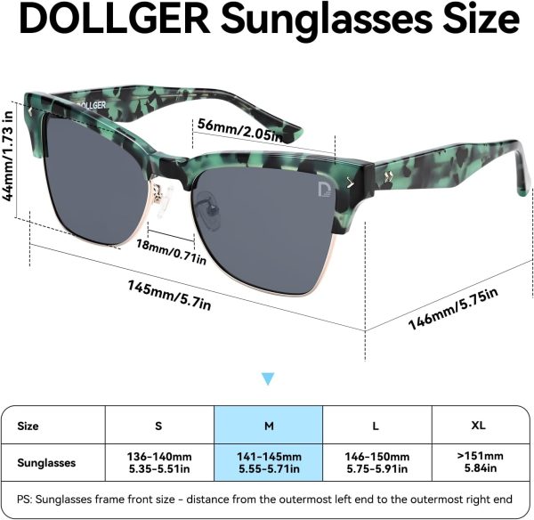 Trendy Oversized Cat Eye Men Polarized Sunglasses for Women Large Square Fashion Cateye Sun Glasses D1240305 - Image 13