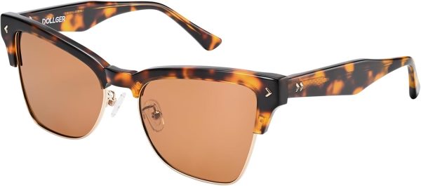Trendy Oversized Cat Eye Men Polarized Sunglasses for Women Large Square Fashion Cateye Sun Glasses D1240305 - Image 15