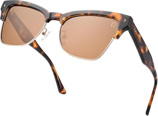 Trendy Oversized Cat Eye Men Polarized Sunglasses for Women Large Square Fashion Cateye Sun Glasses D1240305 - Image 16