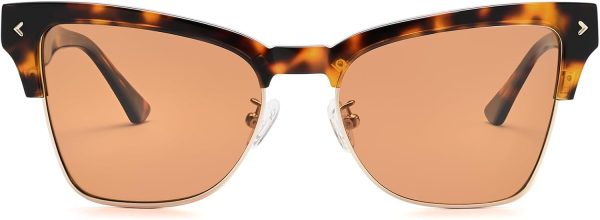 Trendy Oversized Cat Eye Men Polarized Sunglasses for Women Large Square Fashion Cateye Sun Glasses D1240305 - Image 17